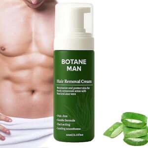 Man Hair Removal, Natural Aloe Vera Quick Gentle Fast-Acting